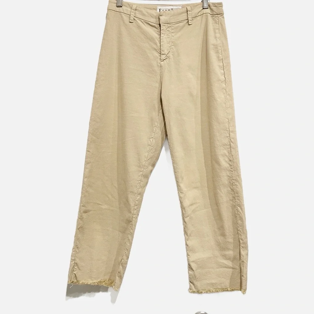 Frank & Eileen Kinsale Performance Pant in Khaki Size 10 - Picture 3 of 11